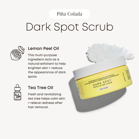 Bushbalm- Dark Spot Exfoliating Scrub ~ PINA COLADA