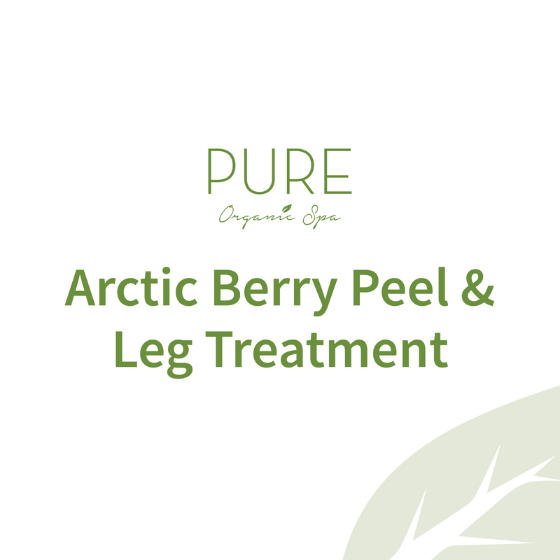 Arctic Berry Peel with Citrus & Kale combined with a Leg Treatment