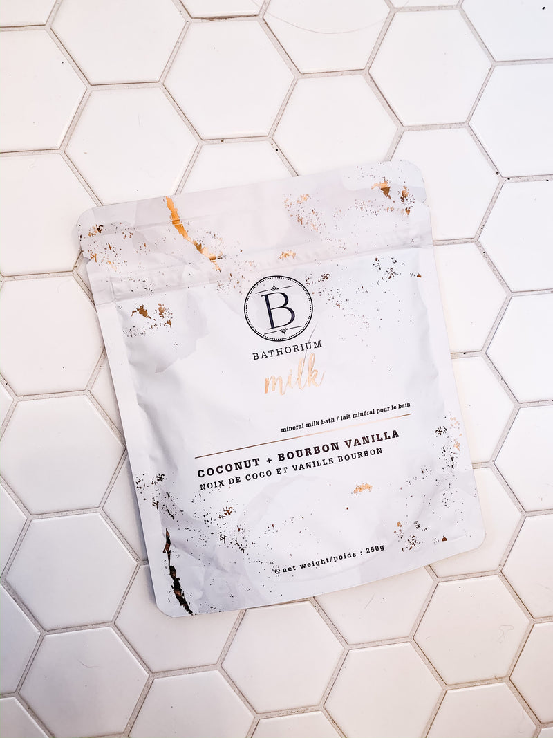 Coconut & Bourbon Vanilla Milk Soak